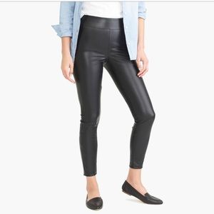 NWT J Crew Vegan Leather Leggings